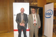 Engineer Khattab Omar Abuisbae to the right at “Oracle Cloud Convention of Year 2012, Amman City,