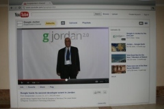 Engineer Khattab  Omar  Abuisbae at "Google Convention of Year 2012 , Amman City, Jordan"  Photo.